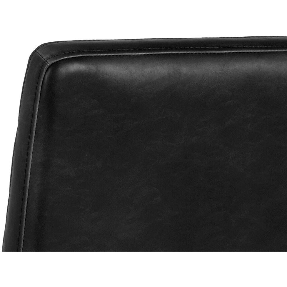 Spyros 37 inch Coal Black Counter Stool